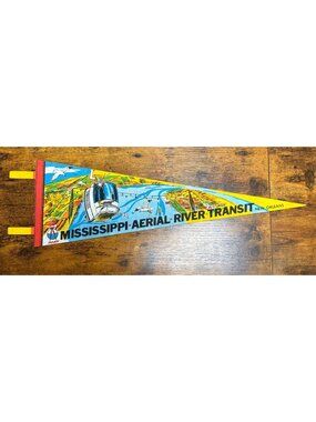 Vintage Mississippi Aerial Transit, New Orleans pennant